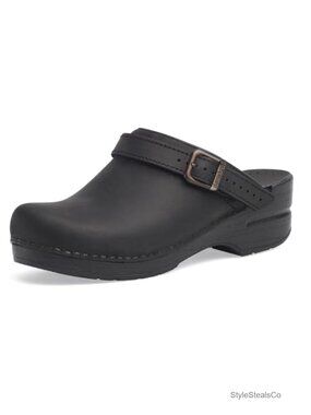 Dansko Ingrid Sling Back Mule Clog - Anti-Fatigue Rocker Bottom - Premium